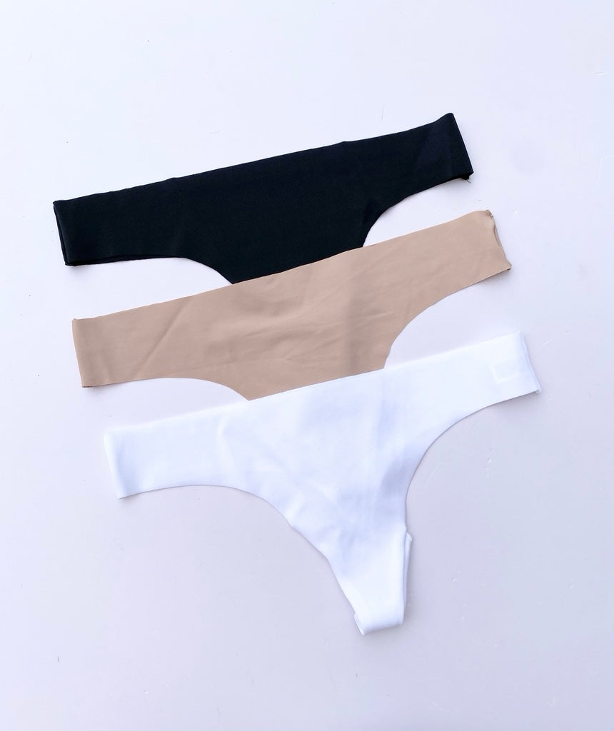 Pack x 6 Bombachas Colaless Sin Costura Segunda Piel Seamless