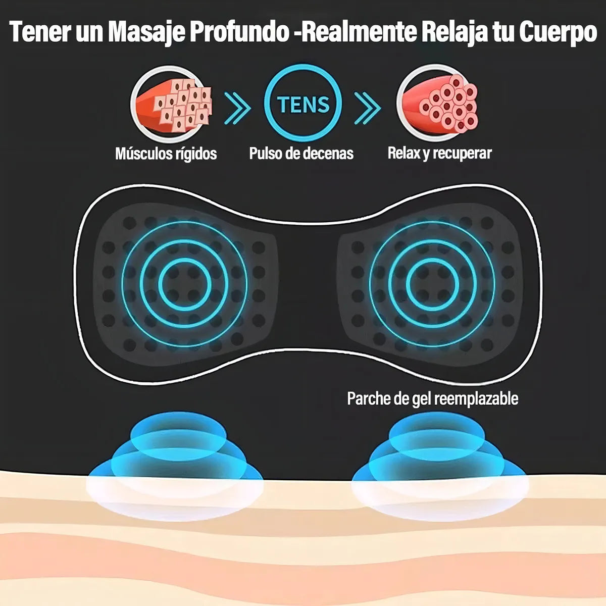 Mini Masajeador Eléctrico Portátil