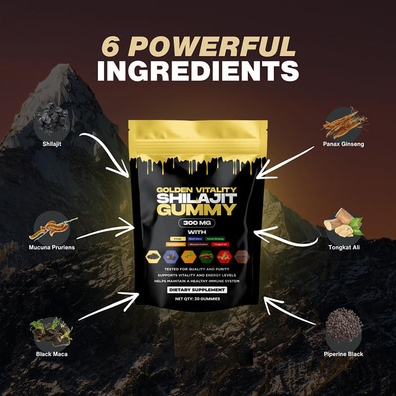 Shilajit 300mg en Gomitas