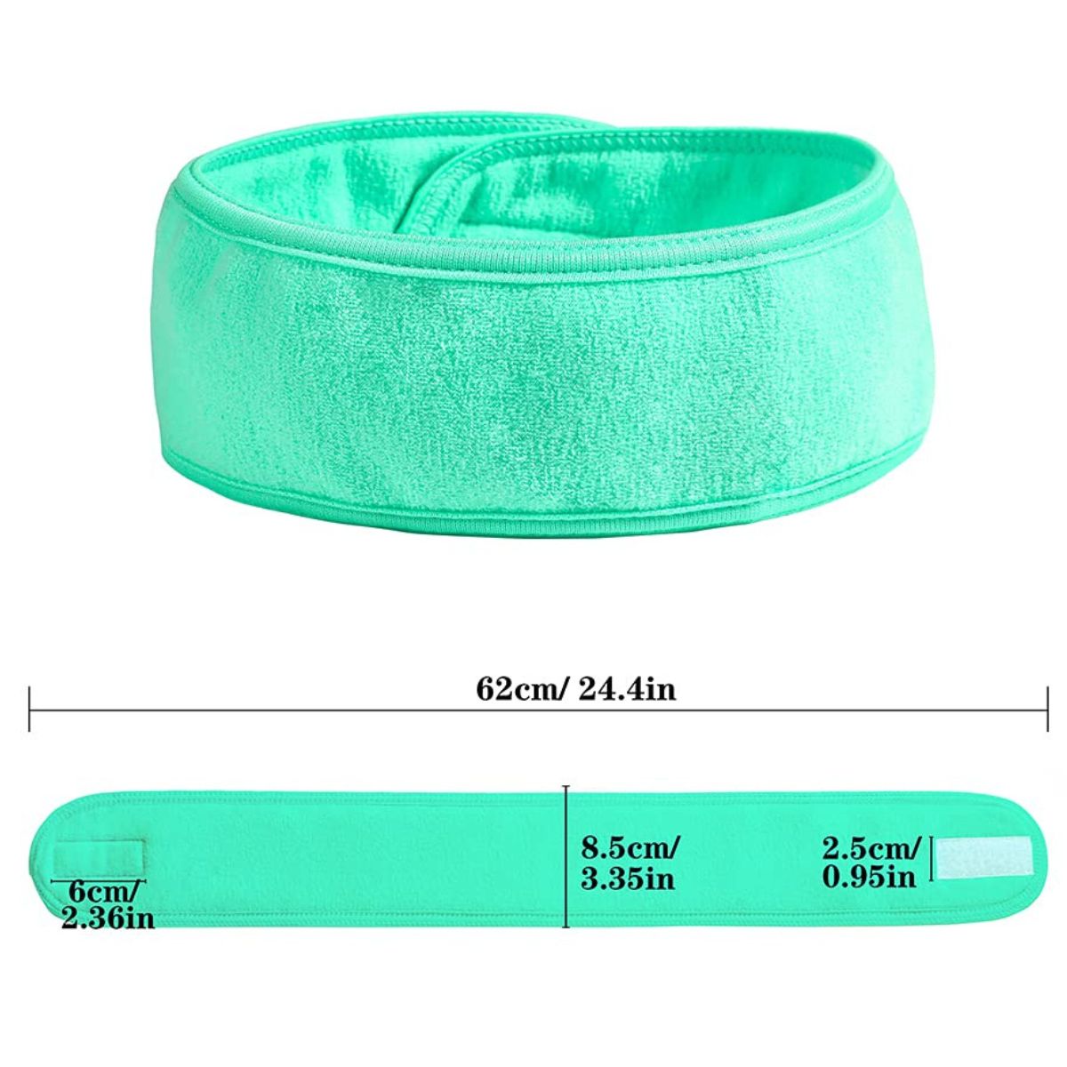 Vincha Maquillaje Elástica Tela Toalla