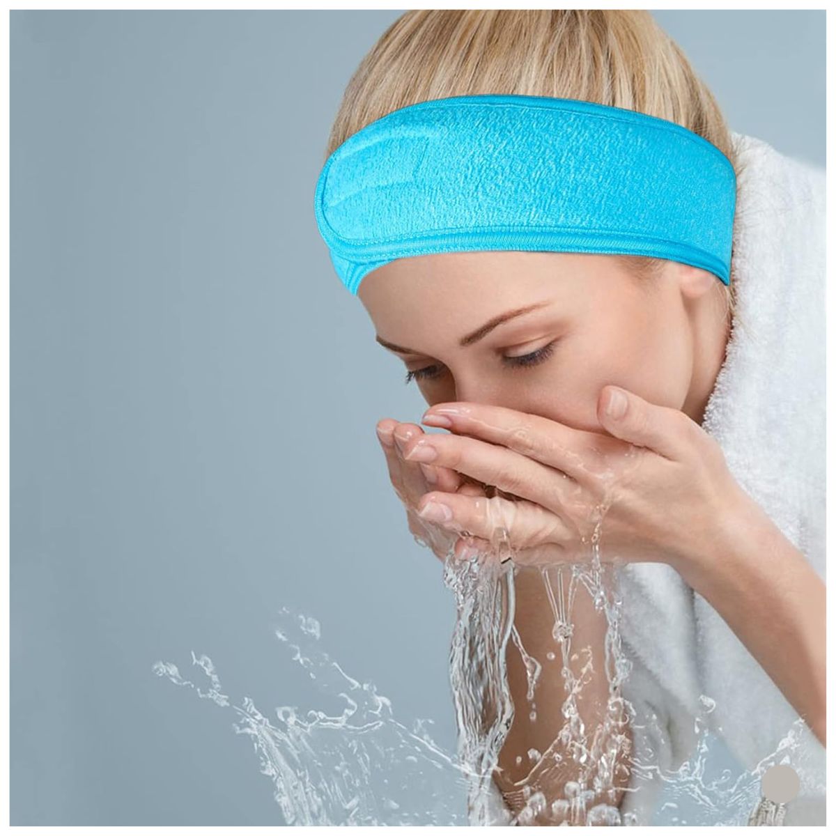 Vincha Maquillaje Elástica Tela Toalla