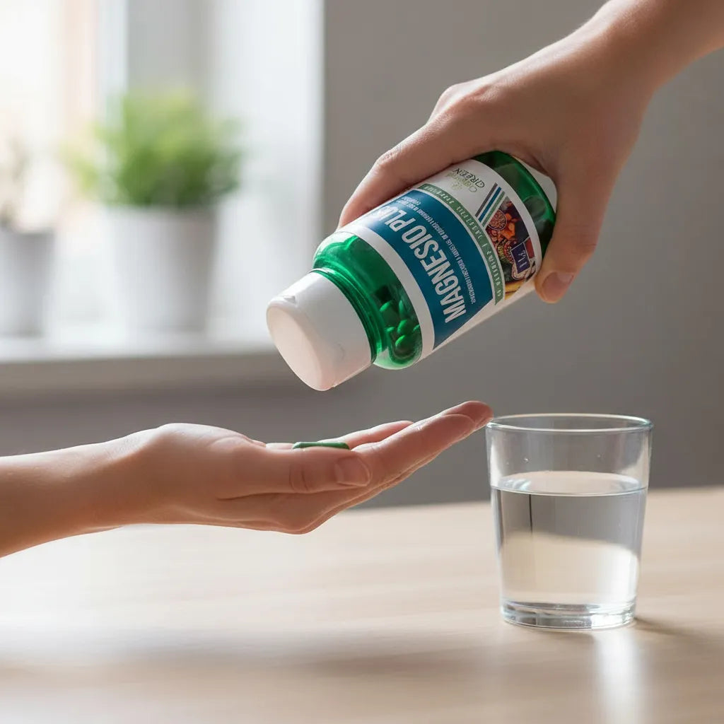 Magnesio Plus Con Potasio Y Vitamina B6 120 Cápsulas Natural Neutro